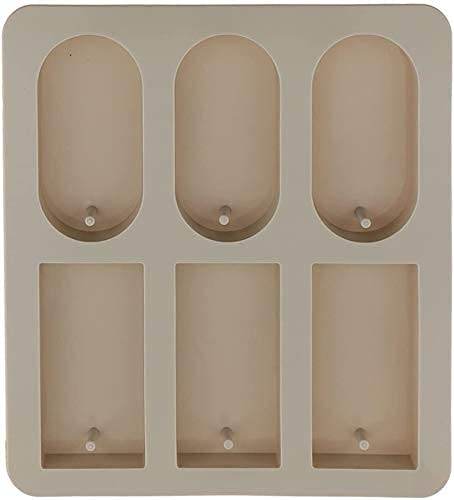 6 Cavity Silicone molds for soap