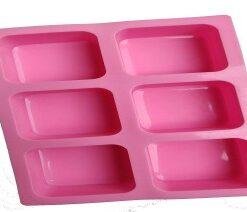 Square Shape Soap Making Silicone Mould