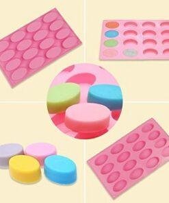 small oval shape soap making mold
