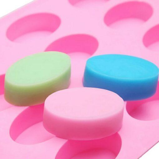 small oval shape soap making mold