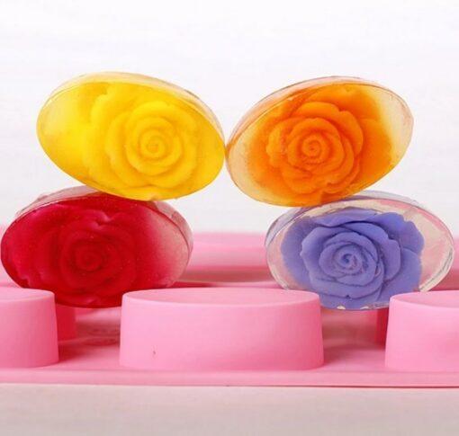 small oval shape soap making mold