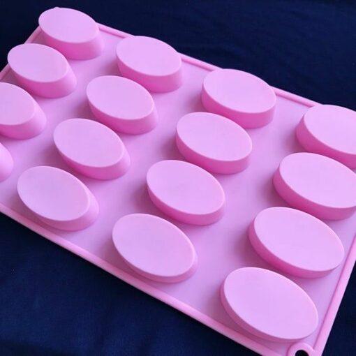 small oval shape soap making mold