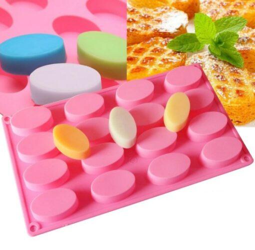 small oval shape soap making mold