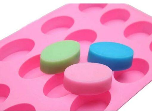 small oval shape soap making mold