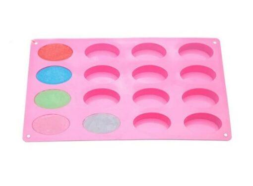 small oval shape soap making mold