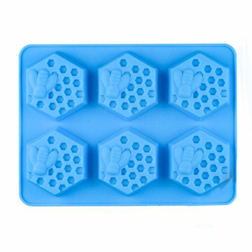 3D Bee Honeycomb Soap Molds Hexagon | JINDEAL INC
