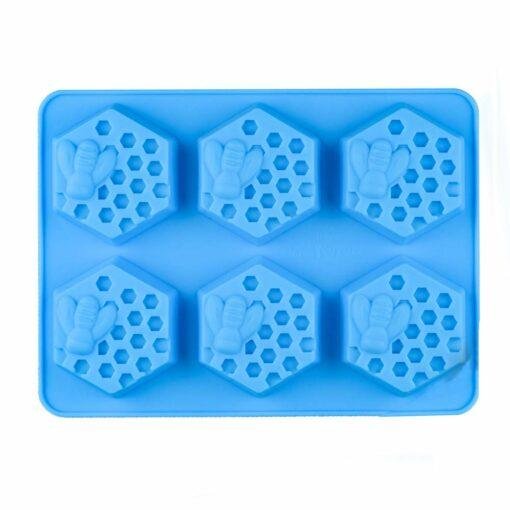 3d bee honeycomb soap molds hexagon