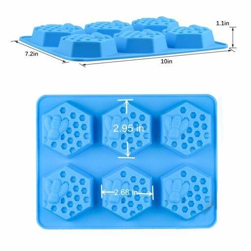 3d bee honeycomb soap molds hexagon