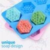 3d bee honeycomb soap molds hexagon