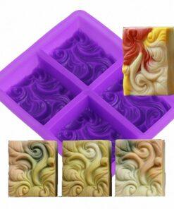 ocean wave silicone soap mold