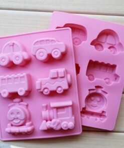 Car Jeep Bus Thomos Train Shape Silicone Mould