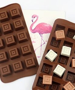 Alternative view of Vedini Square Box Shape Chocolate Making Silicone Mould JKB-685