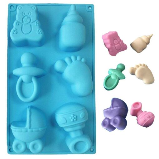 Baby Shower Party Pan Bear Soap Moulds