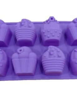 Vedini Cup Cake Making 8 Cavity Silicone Mold