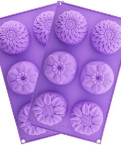 Vedini Flower Shape 6 Cavity Silicone Mold