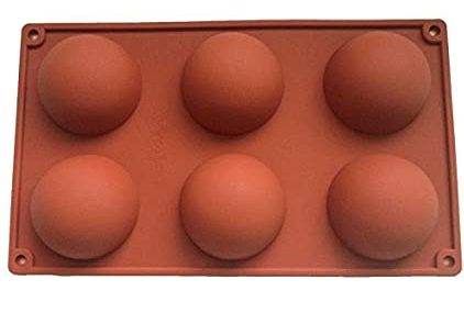 Vedini Round Shape 6 Cavity Silicone Mold
