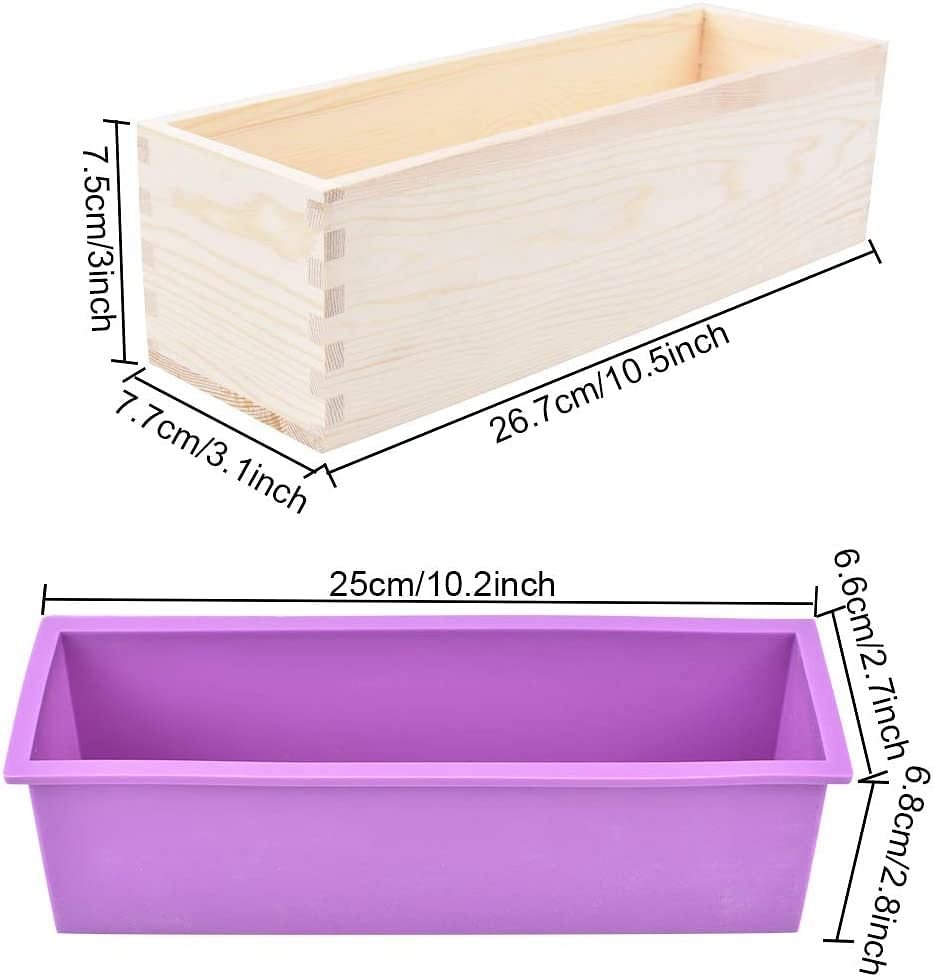 Vedini 1kg 1 Cavity rectangle Silicone molds with heavy Box
