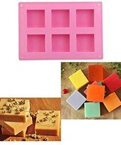 Vedini 6 Cavity Square Silicone Mold