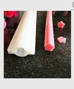 Alternative view of Vedini Flower Shaped Long Pipe Silicon Tube Mold JKB-508