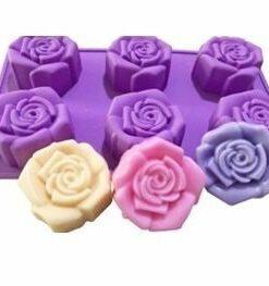 Vedini 6 Cavity Rose Flower Silicon Mold