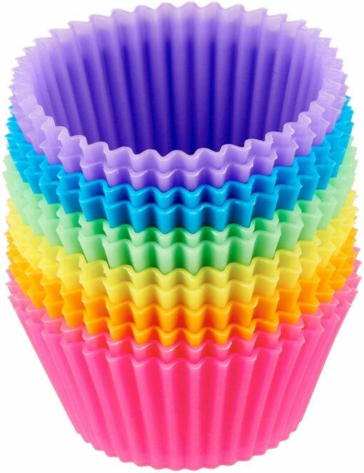 Silicone 12 Pieces round Moulds