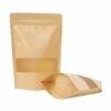 Craft Paper Stand Up Zipper Pouch