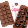 Heart with raindrop shape mold
