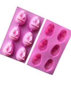 Big white rabbit cake silicone mold