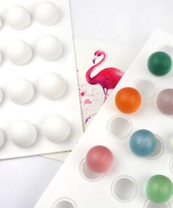 15 hole Full ball shape silicon resin mold