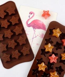 15 Cavity Star Chocolate Mold