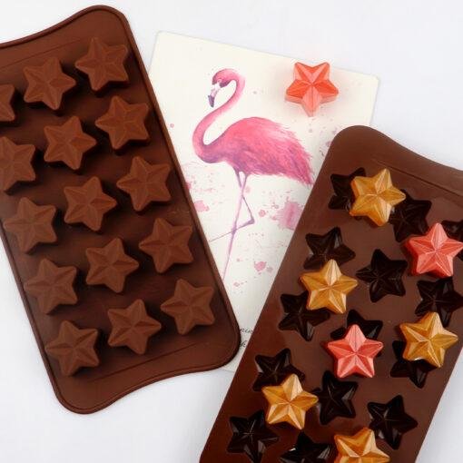 15 Cavity Star Chocolate Mold