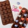 Heart shape silicone resin mold