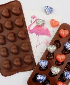 Heart shape silicone resin mold