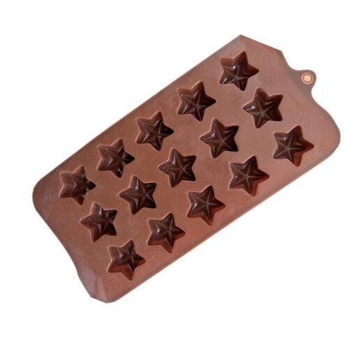 Vedini 15 cavity five-pointed star chocolate mold JKB-650 - Image 4