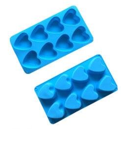 Alternative view of Vedini 8 Holes Heart Shape silicone cake mold JKB-317