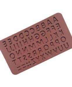Alternative view of Vedini A to Z Alphabets and abcd 26 English word shape silicon resin mold, silicon chocolate molds JKB-641