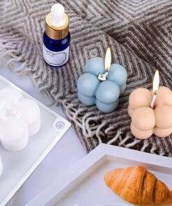 Alternative view of Vedini 15 Cavity 3D Magic Ball Fondant Silicone Molds Bubbles Cube Mold, Wax Candle Overlapping Balls Sphere Mold JKB-139