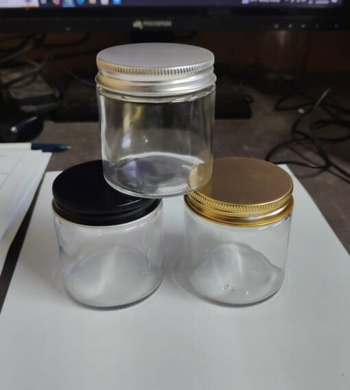 Unique Candle Jars Clear Glass Jar