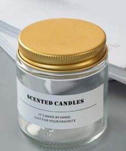 Unique Candle Jars Clear Glass Jars