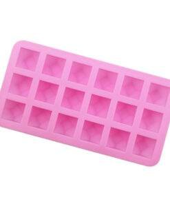 Alternative view of Vedini 18 Cavity Diamond chocolate silicone mold JKB-627