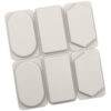 Vedini 2 round 2 square 2 diamond silicone aromatherapy wax mold1
