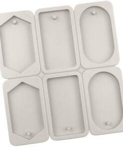 Vedini 2 round 2 square 2 diamond silicone aromatherapy wax mold