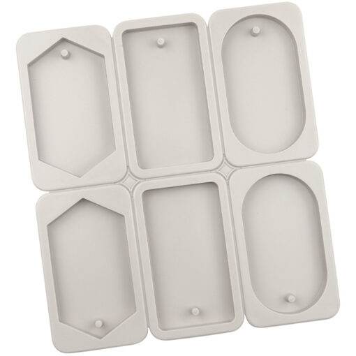 Vedini 2 round 2 square 2 diamond silicone aromatherapy wax mold