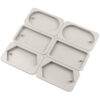 Vedini 2 round 2 square 2 diamond silicone aromatherapy wax mold3