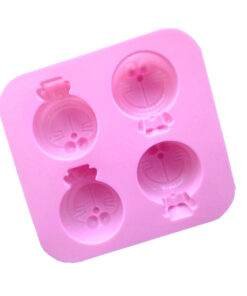 Vedini 4 cat head silicone cake mold