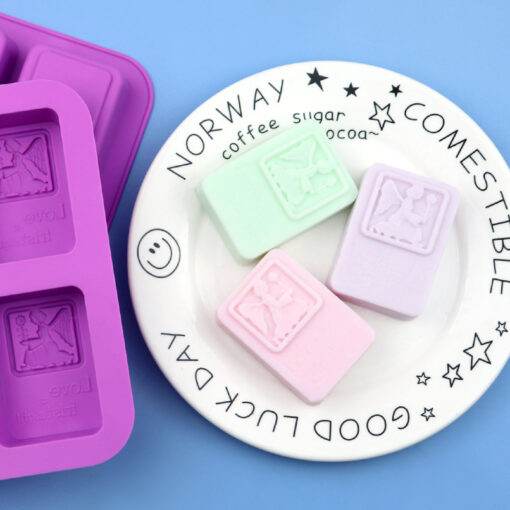 Vedini 4 even prayer angel silicone cake mold