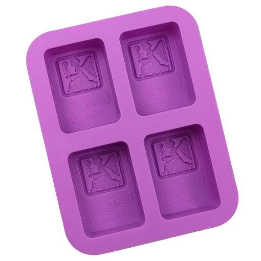 Vedini 4 even prayer angel silicone cake mold1
