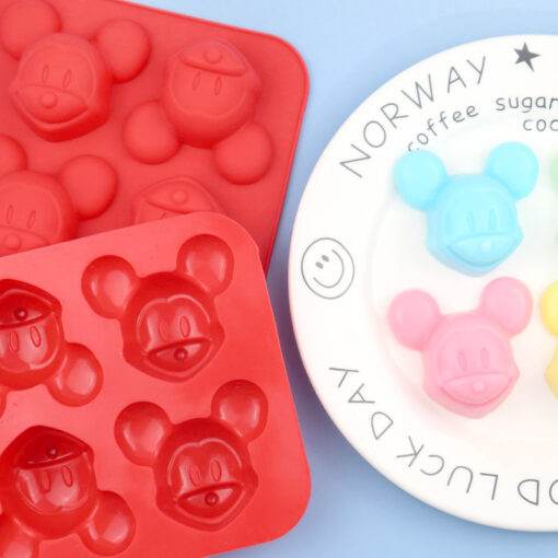 Vedini 4 even silicone mouse shape cake mold1