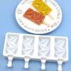 Vedini 4 large diamond ice cream mold