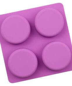 Vedini 4 round double face DIY handmade soap mold
